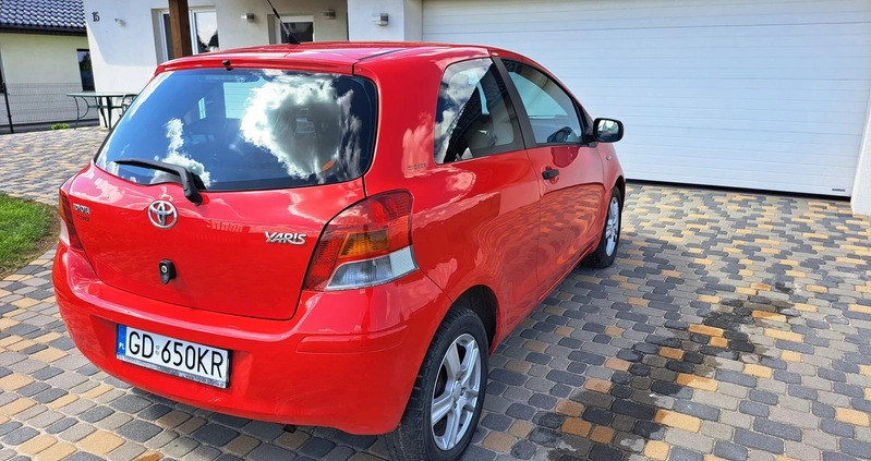 Toyota Yaris cena 17500 przebieg: 125600, rok produkcji 2009 z Żukowo małe 154